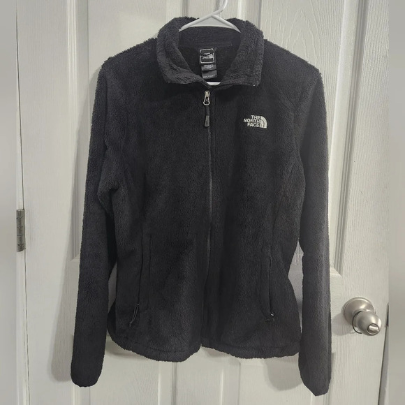 The North Face black teddy Fleece zip up jacket outdoor gorpcore camping small - Picture 1 of 11